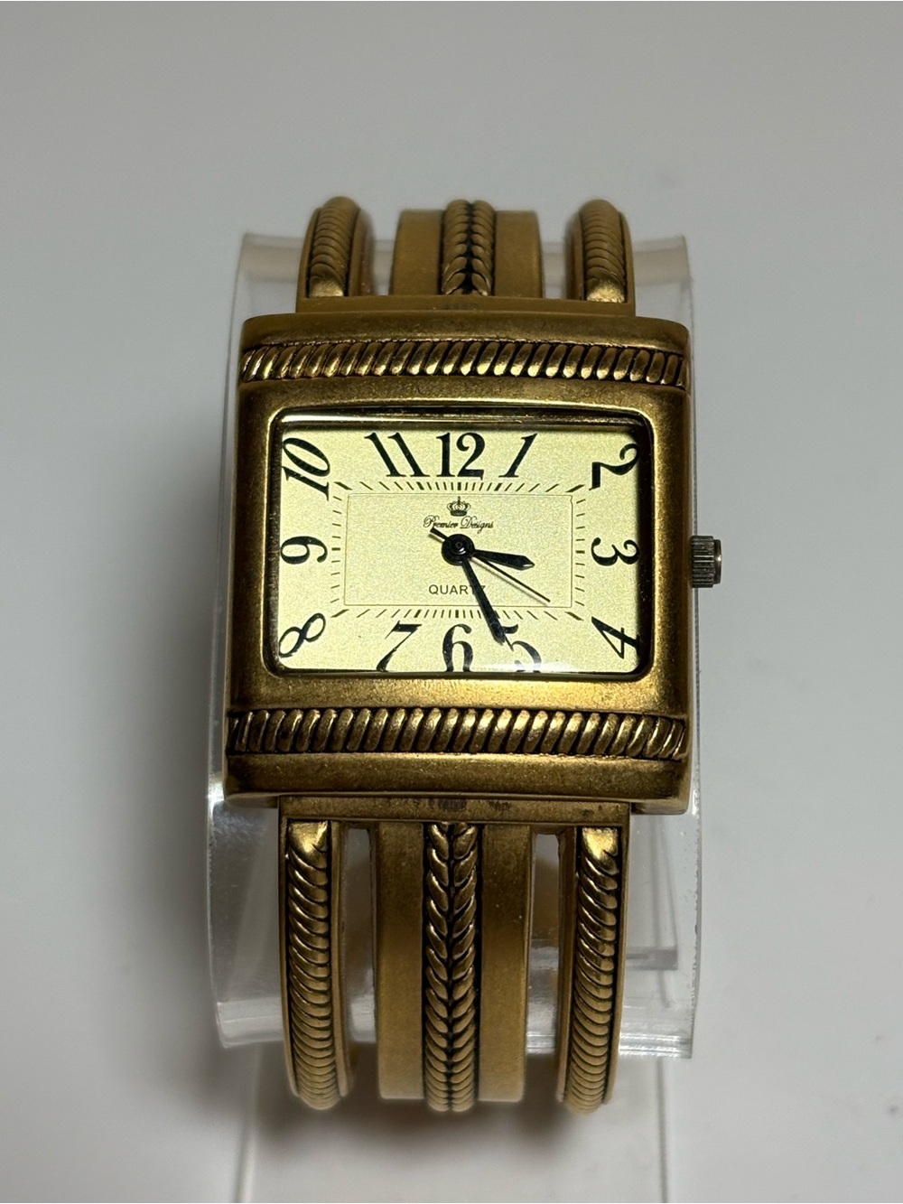 Premier Designs gold-tone bracelet watch